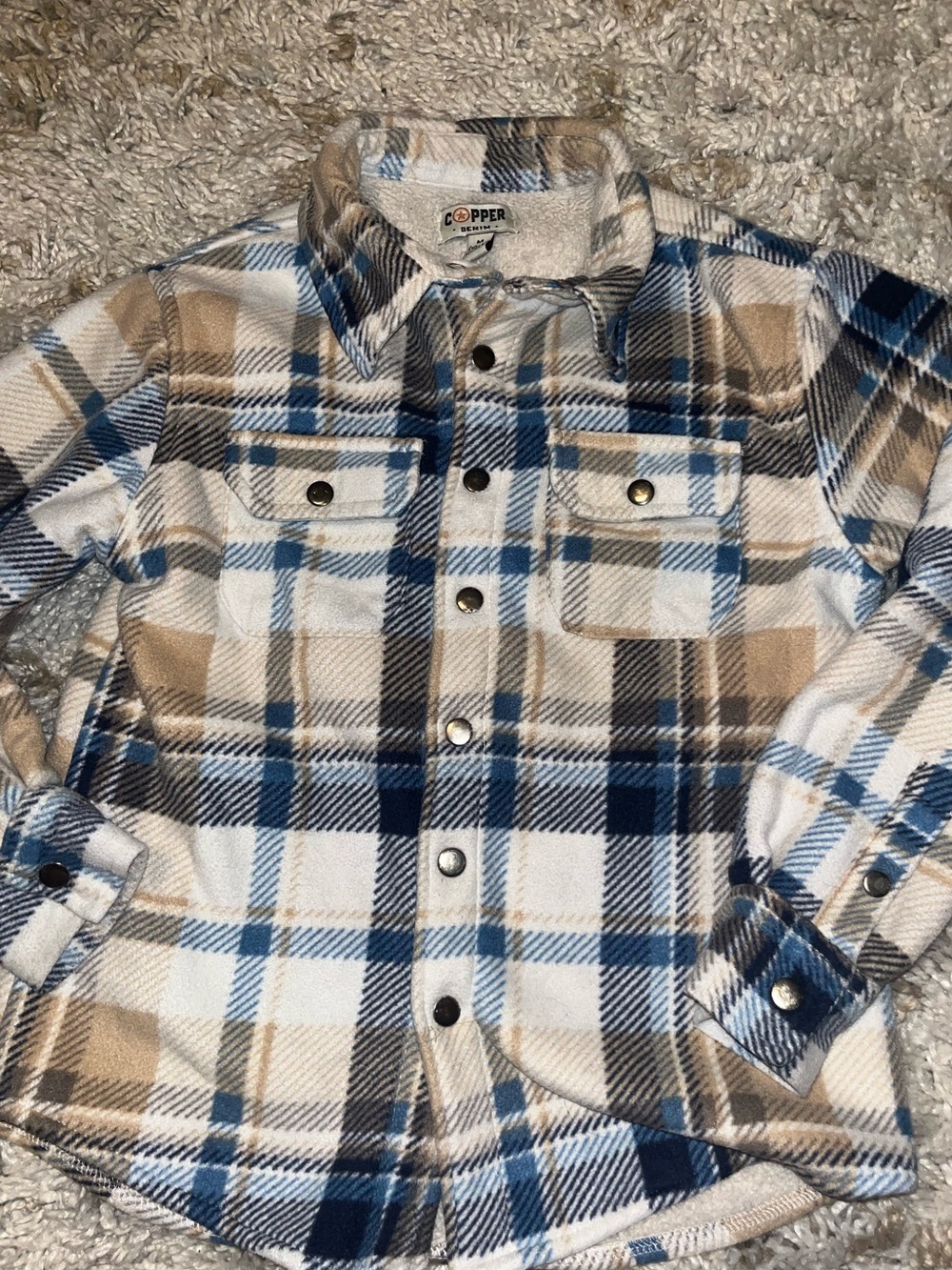 Boys Plaid shirt Jacket